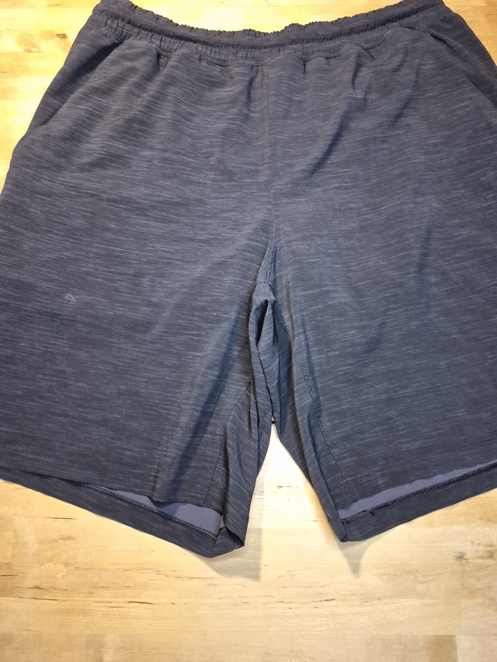 lululemon athletica Men's Black Heather Athletic Shorts
